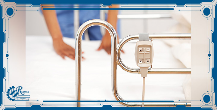 حرکت و انتقال بیمار در تخت‌ های بیمارستانی با کمک قطعه‌ ای به نام ریل بالابر تسهیل می‌ شود.